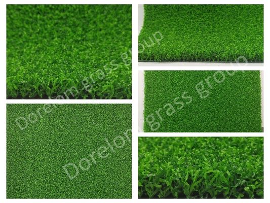 Golf zetten groen kunstgras met PP Net SPU Latex backing en polypropyleen
