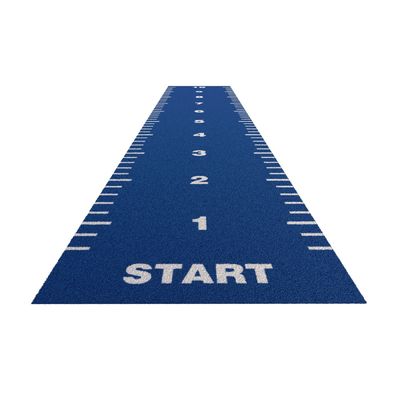 Hoogdichtheid aangepast logo grootte gym accessoires PE gym kunstgras vloer mat voor sport