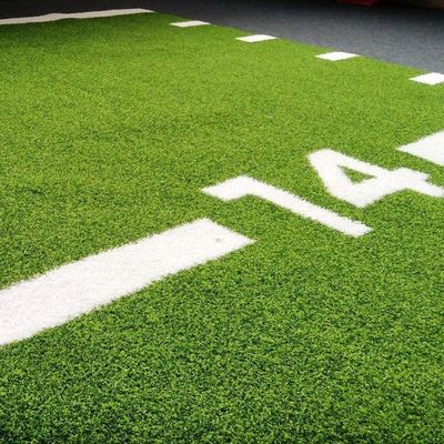 Groene 15 mm hoog kunstgrasmat voor commerciële sportscholen