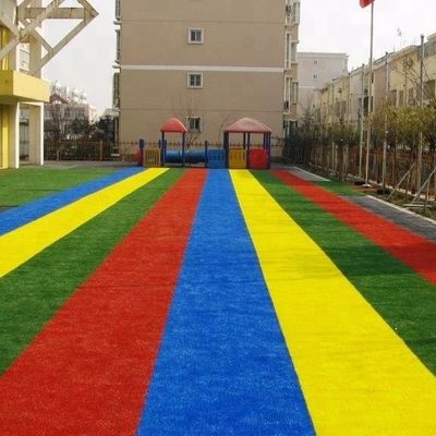Rood Geel Blauw Paars Kunstmatig Kinderen Gras Gras Regenboog Landingsbaan Dichtheid 22050 steken/m2