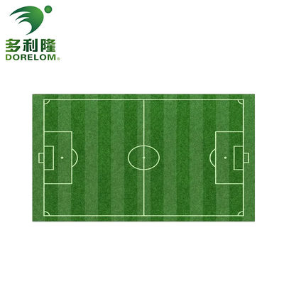 Monofilament PE buitengras op voetbalveld met een hoge dichtheid en een stijfrequentie van 16/10 cm