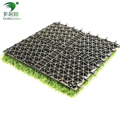 Kunstgrastegels 30x30cm 3cm hoog Hooihaai Groen Geschikt voor binnen- en buitenwerk