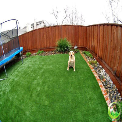 Tuin Sportvloeren Kunstmatig synthetisch gazon Landschapsgras tapijt rol 40 mm Zwart Groen Kleur