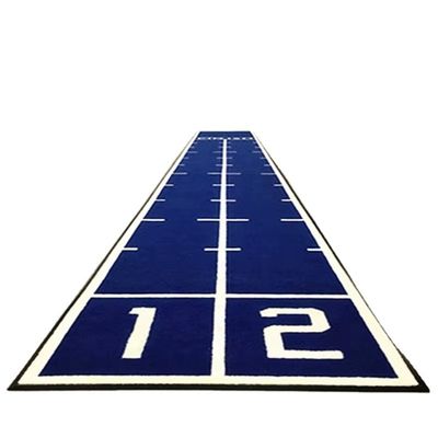 Pre-naaien groen kunstgras Gym Turf voor gym Running Track Power Sledding 15mm Pile Height