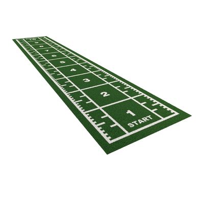 Hoge dichtheid 63000 hechtingen/m2 Gymvloergras met trekslee en metermerk