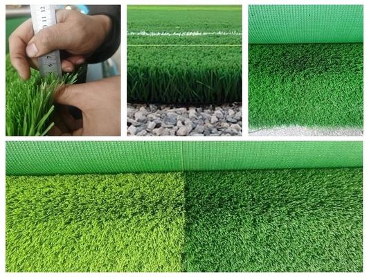 Duurzame constructie Groen PE 12000 DTEX Synthetisch gras voor voetbalveld
