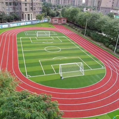 Voetbalveld W-vorm Bi-color UV-bestendige PE-monofilament kunstgras