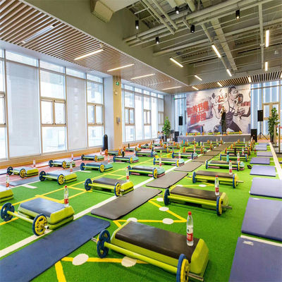 Fitness Gym Kunstgras Sportvloeren voor voetbalgras door Dorelom Non Infill