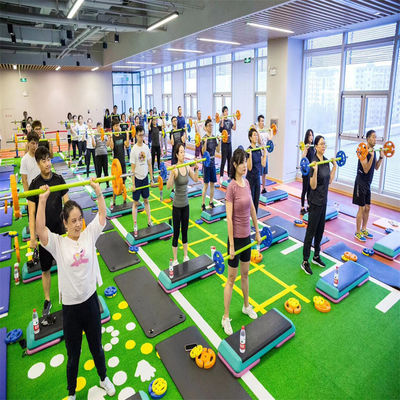 Fitness Gym Kunstgras Sportvloeren voor voetbalgras door Dorelom Non Infill