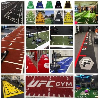 3/16&quot; maat kunstgras voor fitnessvloeren Groen Rood Zwart Blauw Wit Roze
