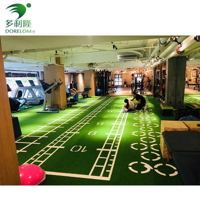 Groen PE monofilament kunstgras voor fitnessvloeren in sportkindertuinen