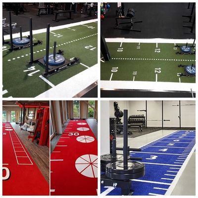 Double PP NET PU Backing Groen Kunstgras voor Gym Fitness vloer van Chinese