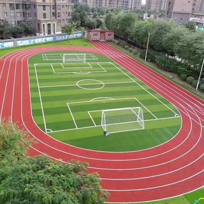 UV gestabiliseerd PE 50mm Hoogte Vijfzijdig Voetbal Voetbal Gras S C vorm Futsal Turf