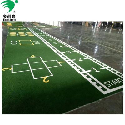 Gepersonaliseerd 15 mm hoogte SPU backing kunstgras voor gym slee tracks Custom Design