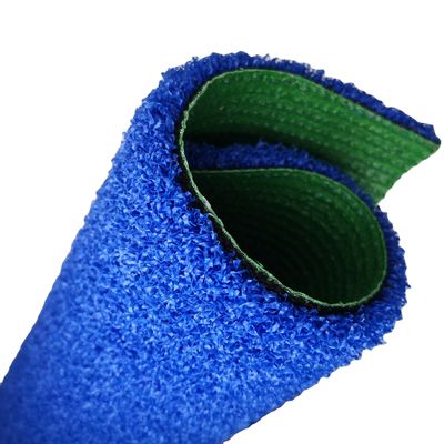 Kunstgras gymvloer 15 mm sportvloer met gras gemarkeerd trekslee
