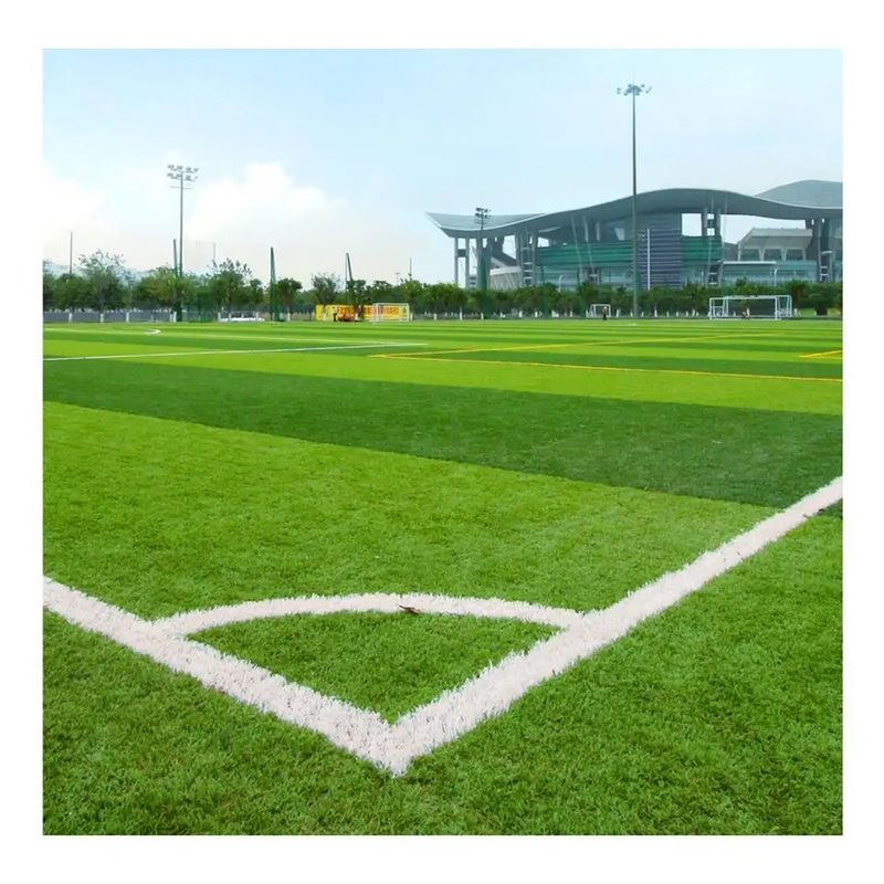 Duurzaam 5/8 inch maat kunstgras tapijt voor voetbal en voetbalveld