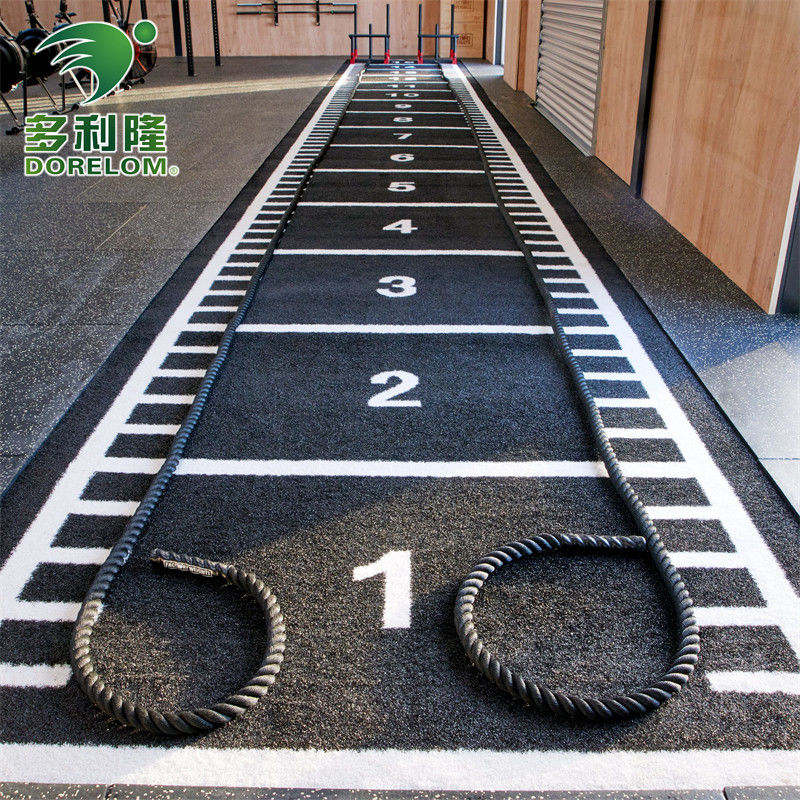 Groene sporthalmsbaan met hoge dichtheid 63000 steken/m2 voor professionele training op slee
