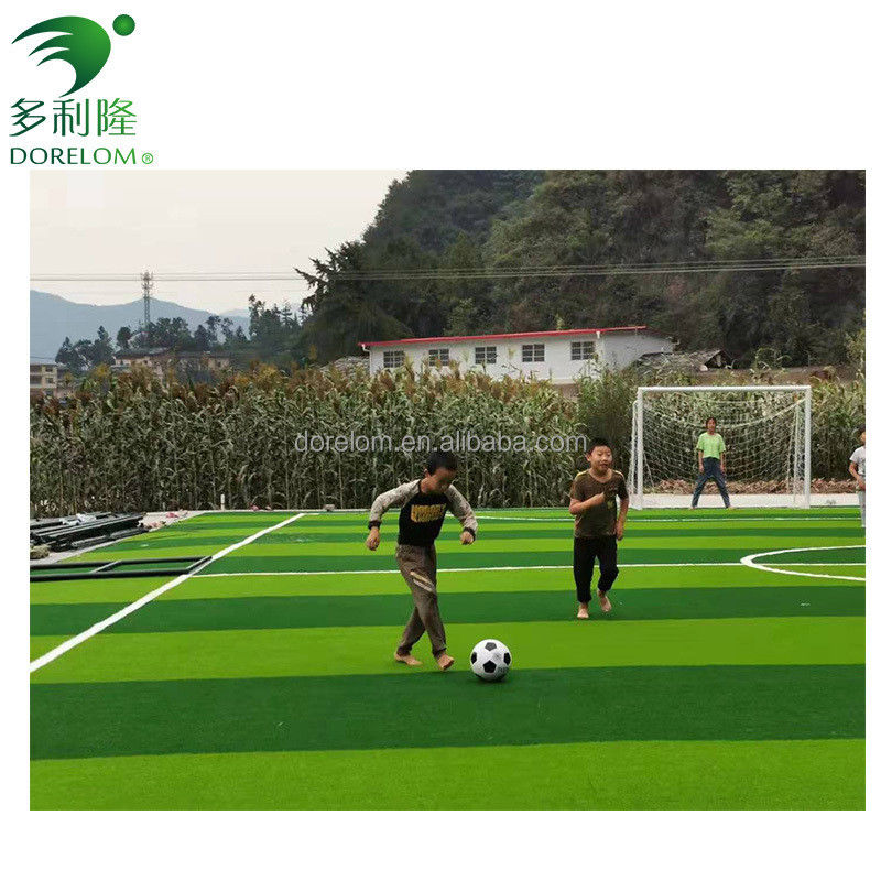 Hoogte van de stapel 40-60 mm en 10500 steken/m2 Voetbal Kunstgras voor voetbal