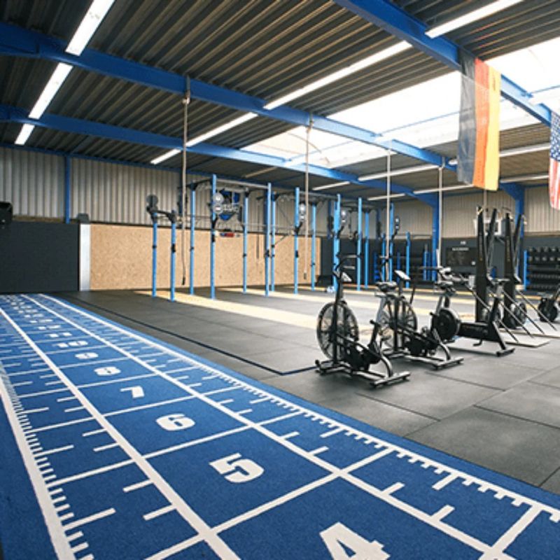 CE ISO9001 ISO14001 gecertificeerd Dorelom Training Athletic Turf Mat voor fitnessvloeren