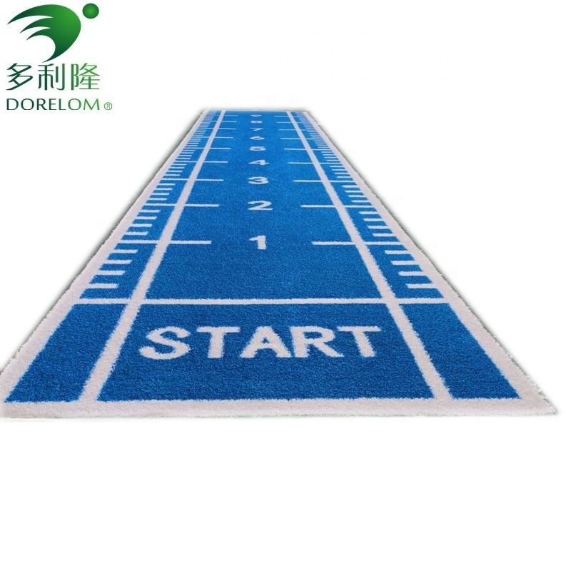PP 52500 Density Gym Flooring Turf voor trekslee en gym gemarkeerd kunstgras